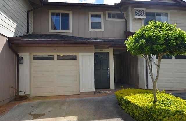 Front of the house & garage