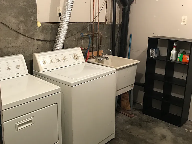 Basement laundry