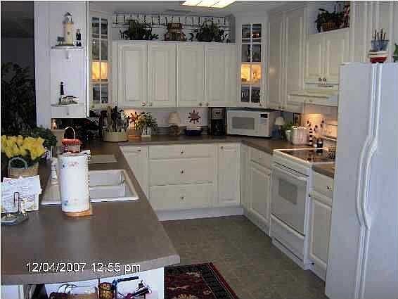 Notice the upgraded cabinet lighting