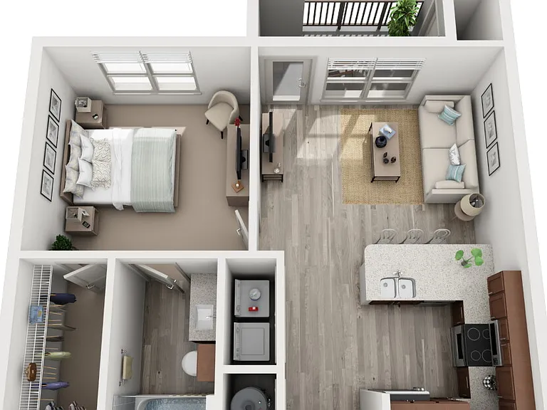 A2 floor plan Enclave Falcon Pointe