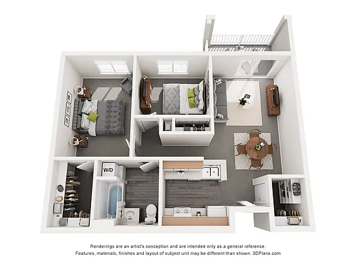 Floor plan B1 60