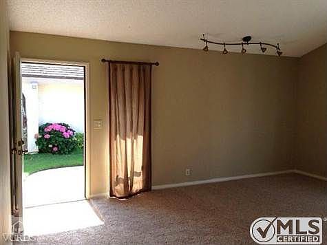 Living Room with vaulted ceiling