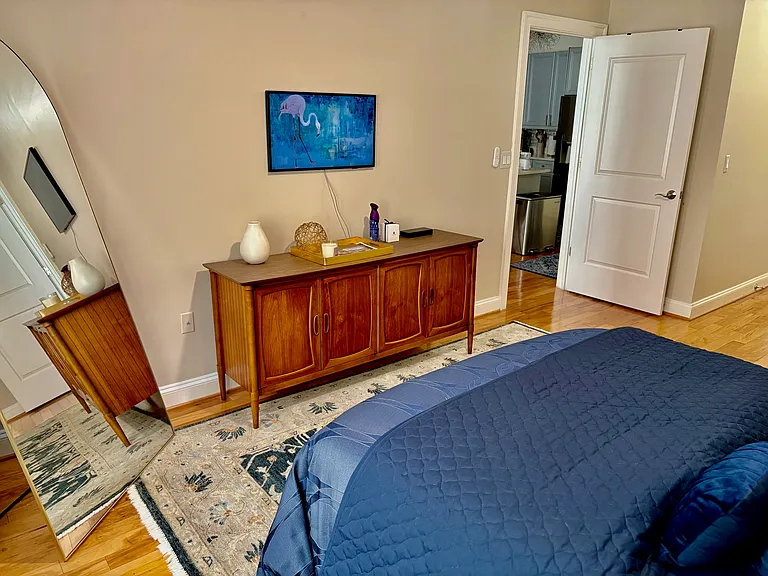 Large Bedroom w/ Pecan Floors.