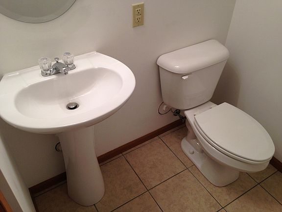 First floor half bath