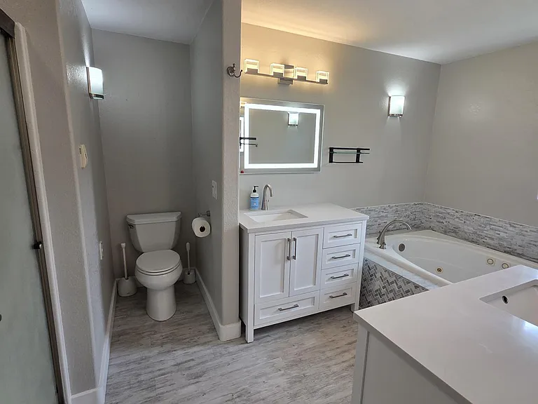 Master Bathroom (double vanity, shower, soaking tub)