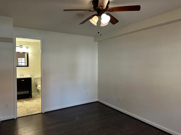 Entry Level Bedroom - open to en suite bathroom