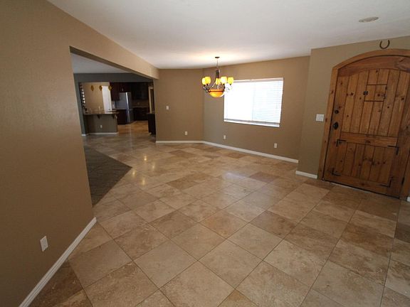 Entrance looking at custom built front door