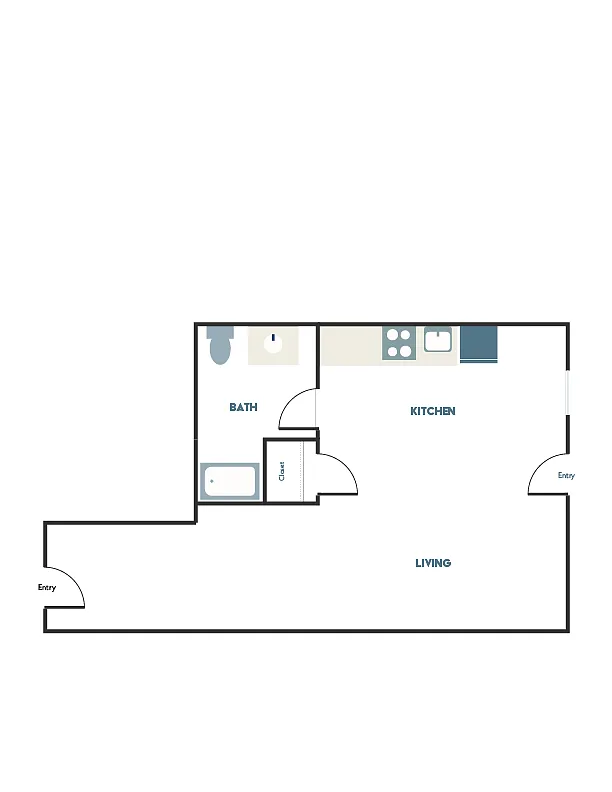 Floor plan Studio A10