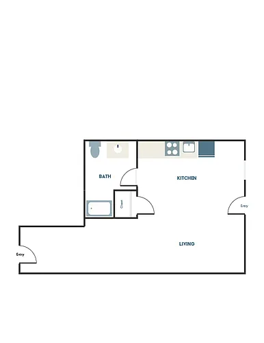 Floor plan Studio A10
