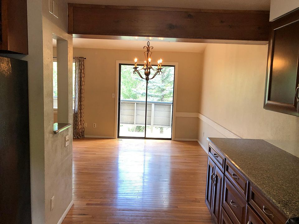 Kitchen looking into dining room