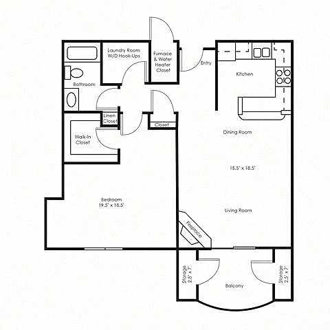 Floor plan The Granby