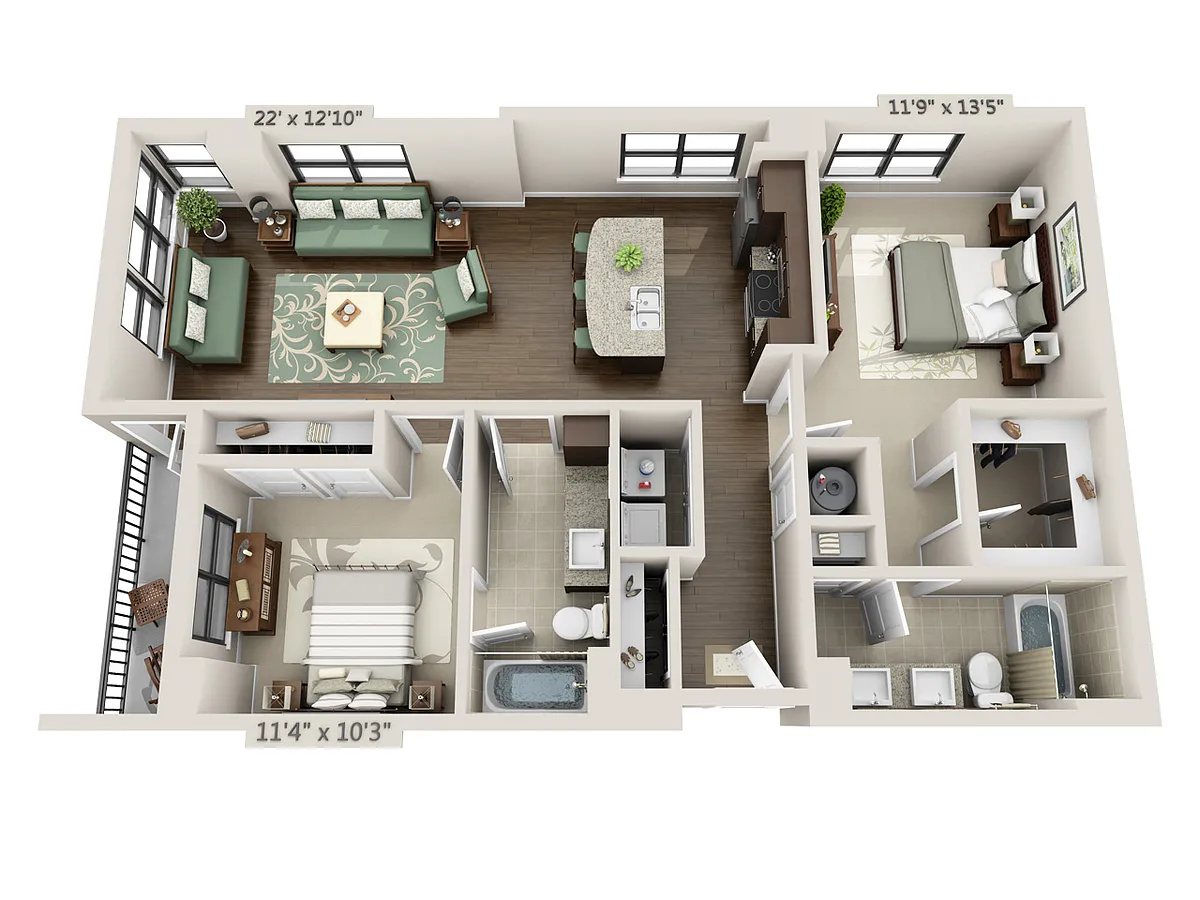 Floor plan Savor (B2D)