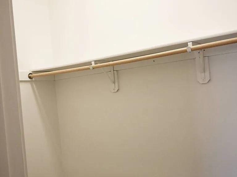 Large closet in a unit at The Sawyer.