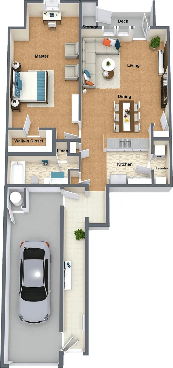 Floor plan Cienna- Townhome