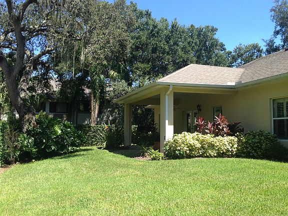 well landscaped backyard