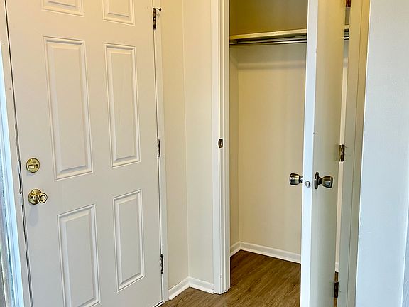 Coat closet at entry