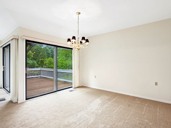 Formal dining room with new carpeting