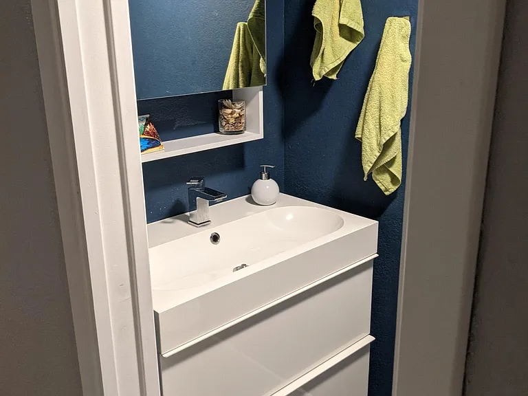 Half Bath in Living Space