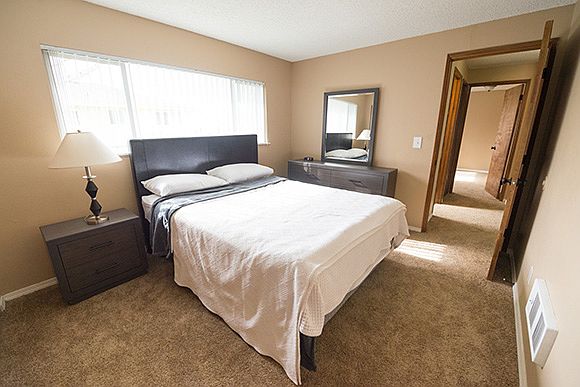 Large bedrooms with plenty of closet space