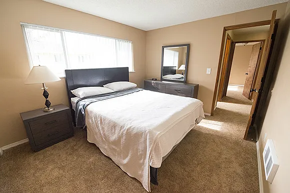 Large bedrooms with plenty of closet space