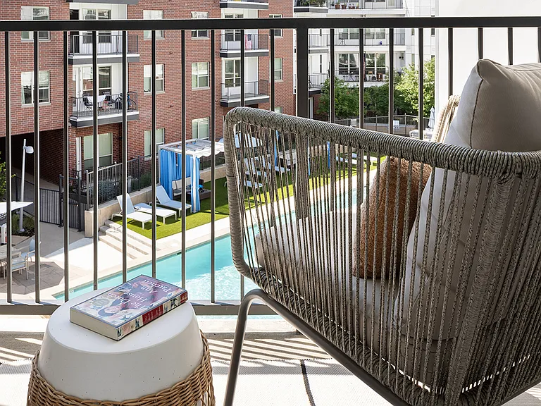 Platinum model balcony.