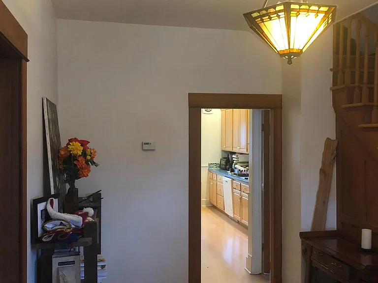 Entry room with beautiful wood floors
