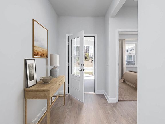 Welcome guests into the Foyer of your beautiful new construction Dunlin home.