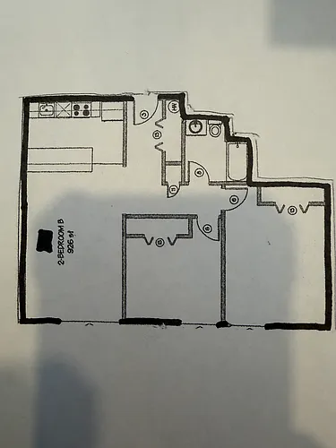 Floor plan 2 Bedroom