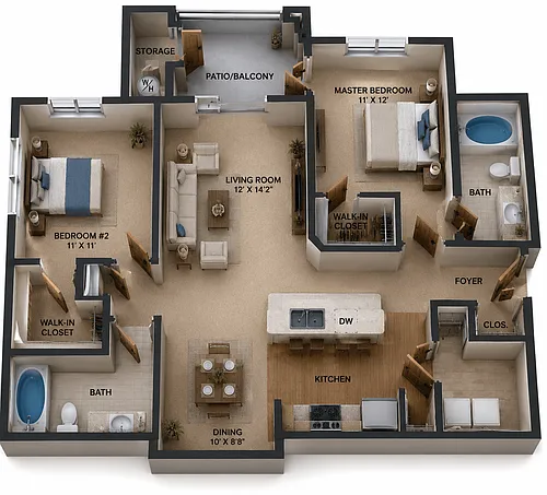 Floor plan Carson