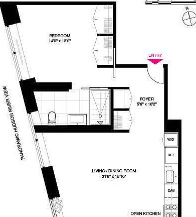 2nd image of 123 Washington St APT 34A