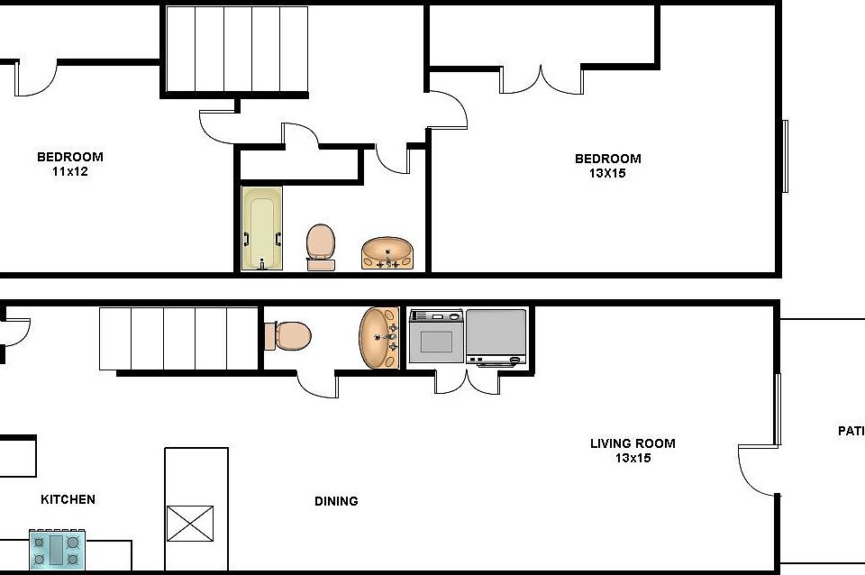 Open, spacious floor plan for all your living and entertainm