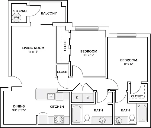Floor plan B01