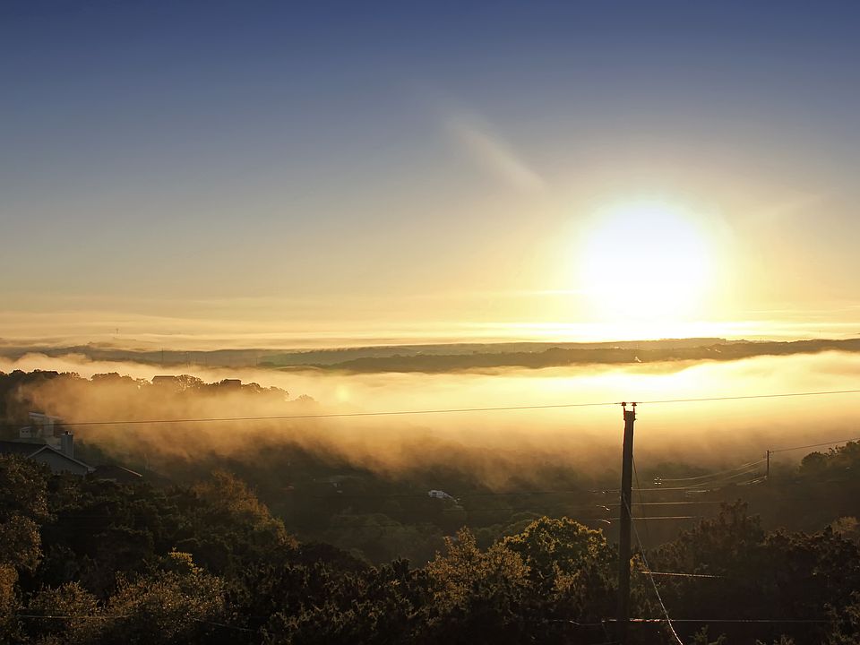Fog over Lake Austin