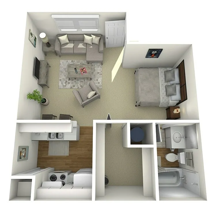 Floor plan Studio Reno
