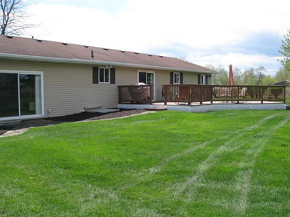 Deck of back of the home