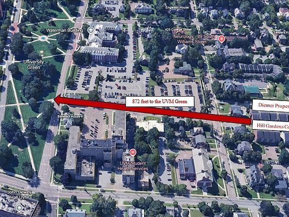 872 Feet to the UVM green