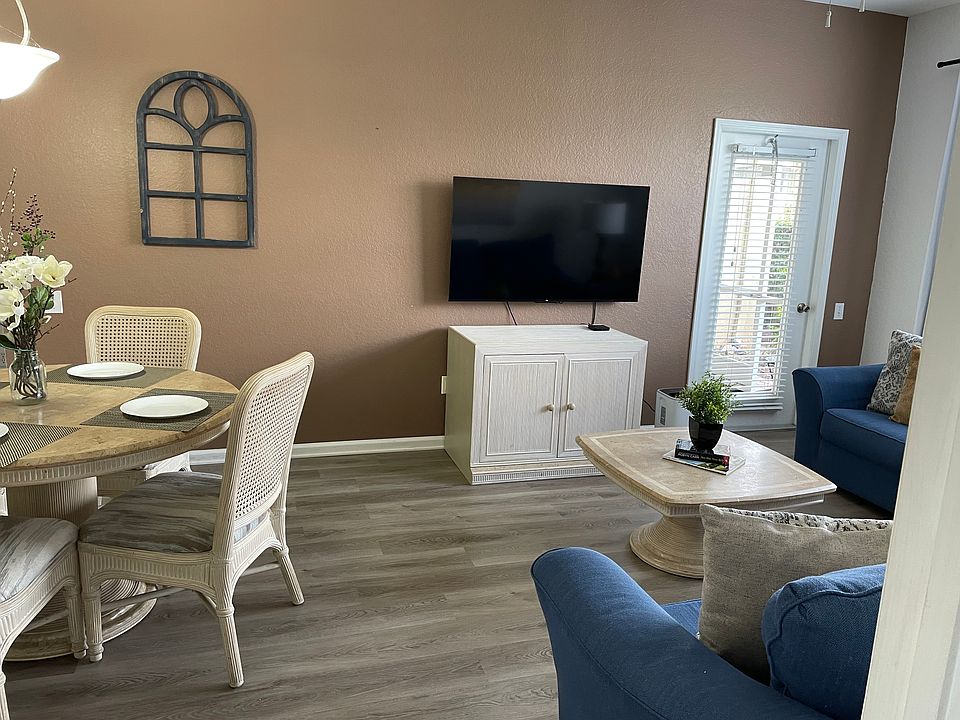 Wall mounted Smart TV in living room