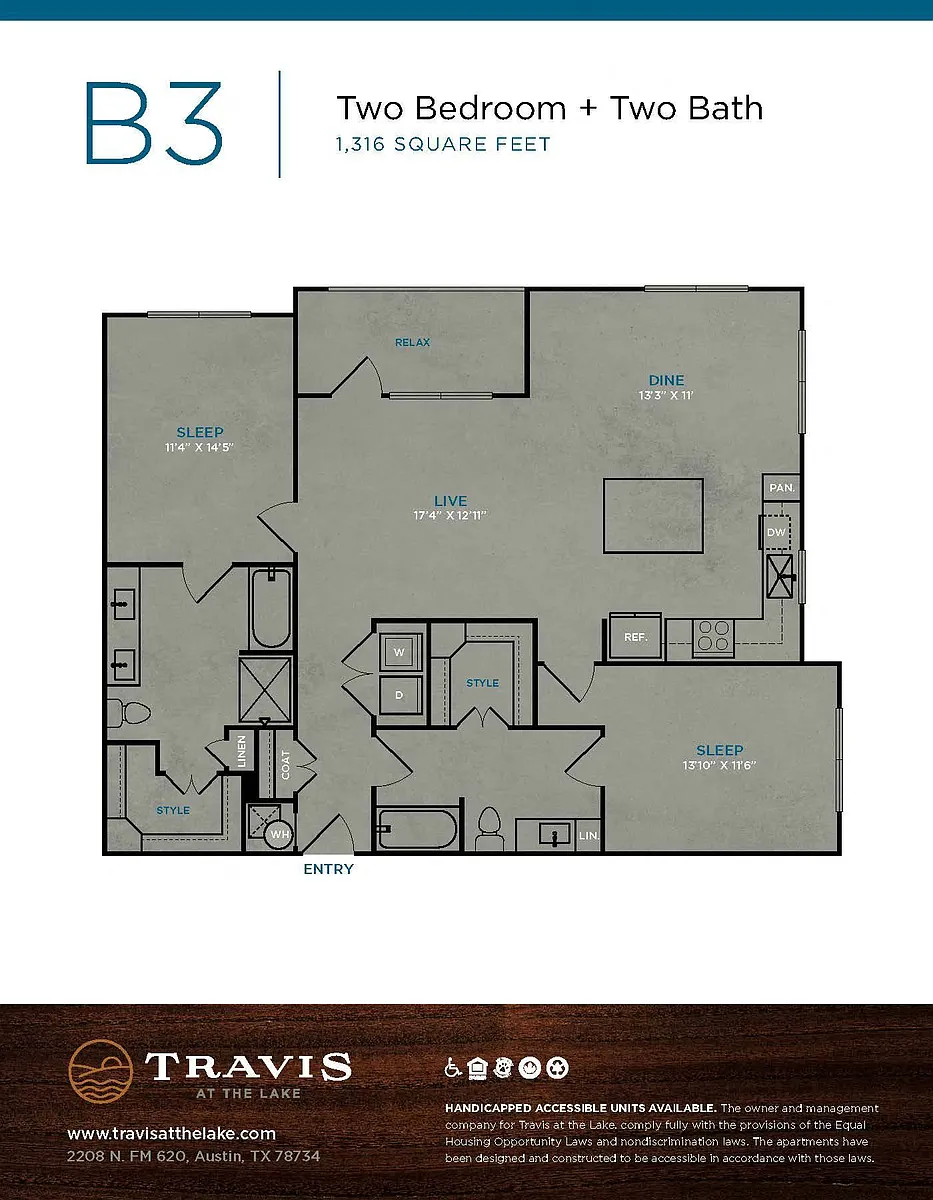 Floor plan B3