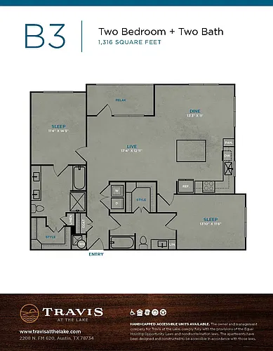 Floor plan B3