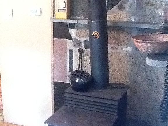 Hearth and Stove in dining room