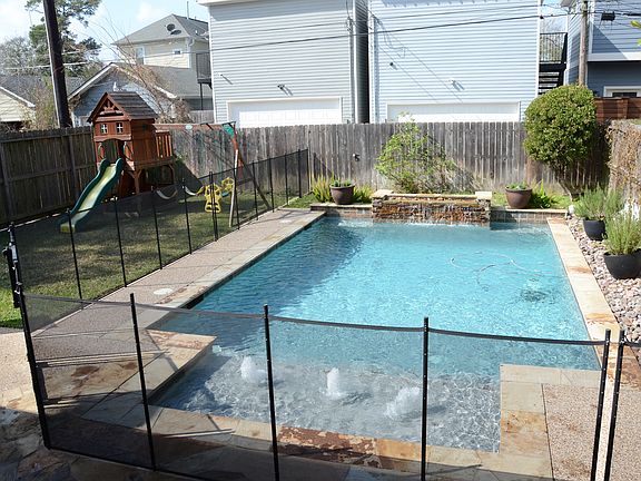 Large backyard with pool
