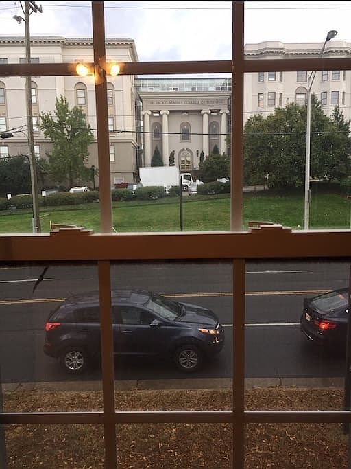 View of Belmont Mansion from the bedrooms