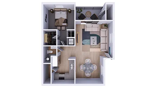 Floor plan 1X1