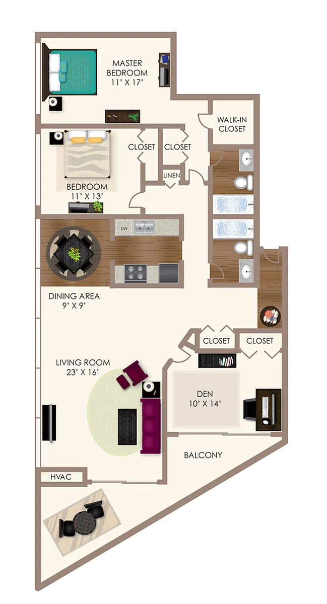Floor plan B9 River Queen