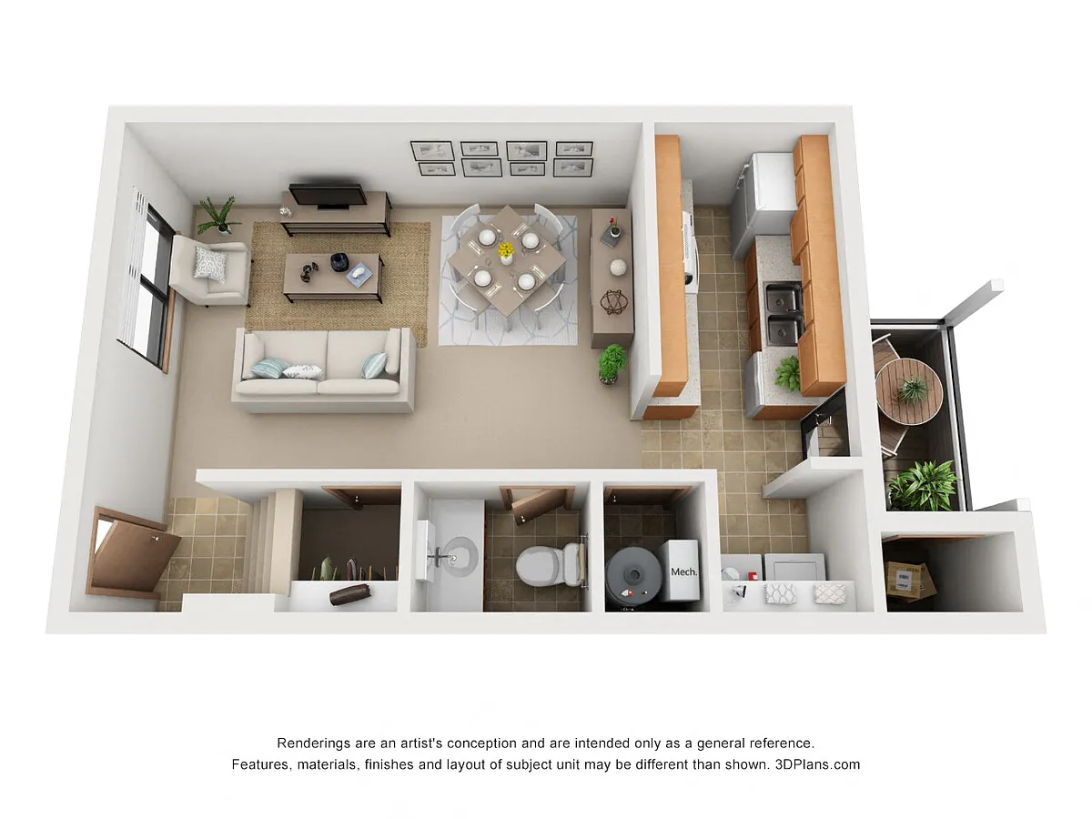 Floor plan Geneva (Townhome)