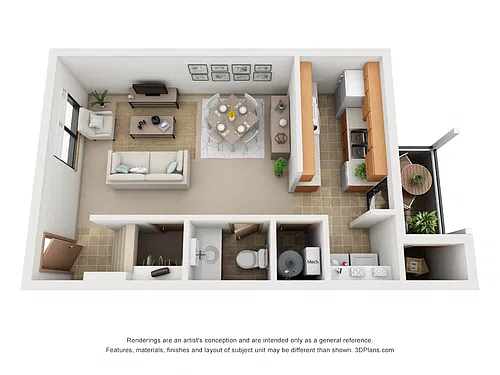 Floor plan Geneva (Townhome)