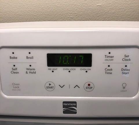 Brand new full size, self-cleaning gas range