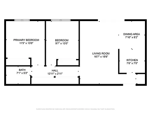 Floor plan 2 bed