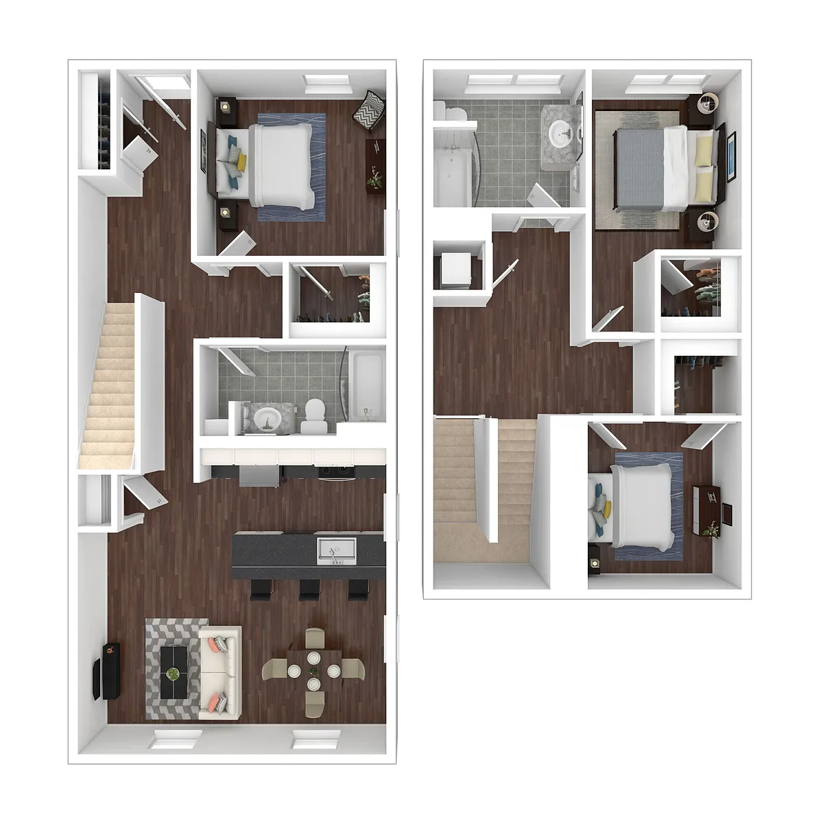 Floor plan 3 Bed 2 Bath