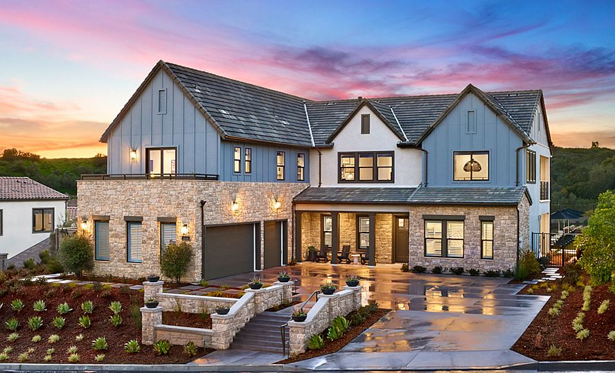 Adler at Saddle Crest Plan 3 Model Home
